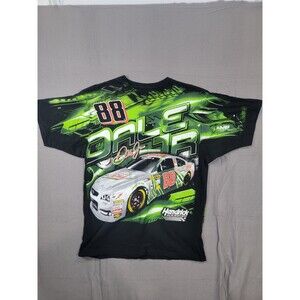 Vintage Dale Earnhardt Jr #88 MTN DEW T-shirt Size XL Chase AOP